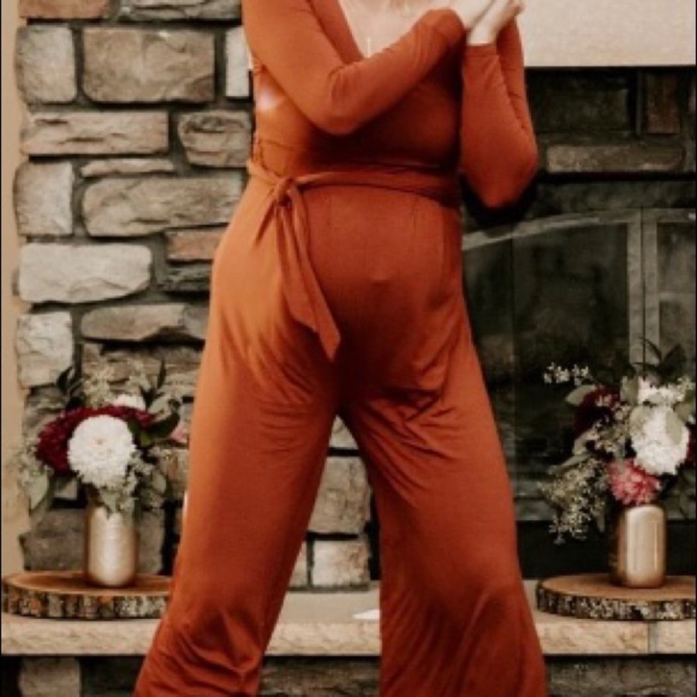 A Pea in a Pod Maternity Jumpsuit